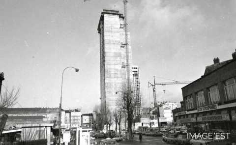Construction de la tour Thiers (Nancy)